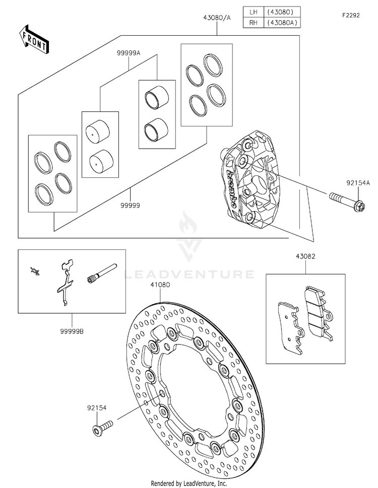 Front Brake Schematic