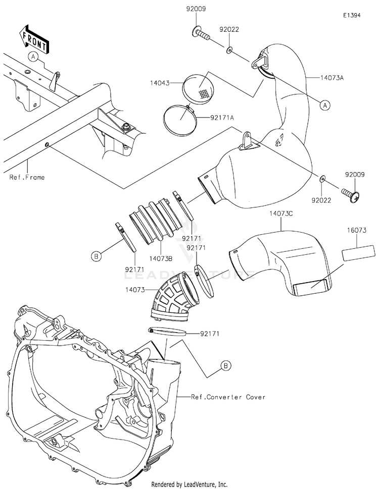 Air Cleaner-Belt Converter Schematic
