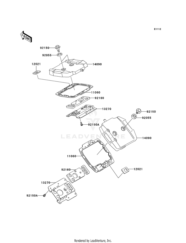 Cylinder Head Cover Schematic