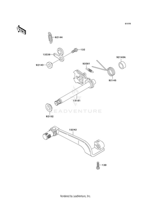 Gear Change Mechanism Schematic