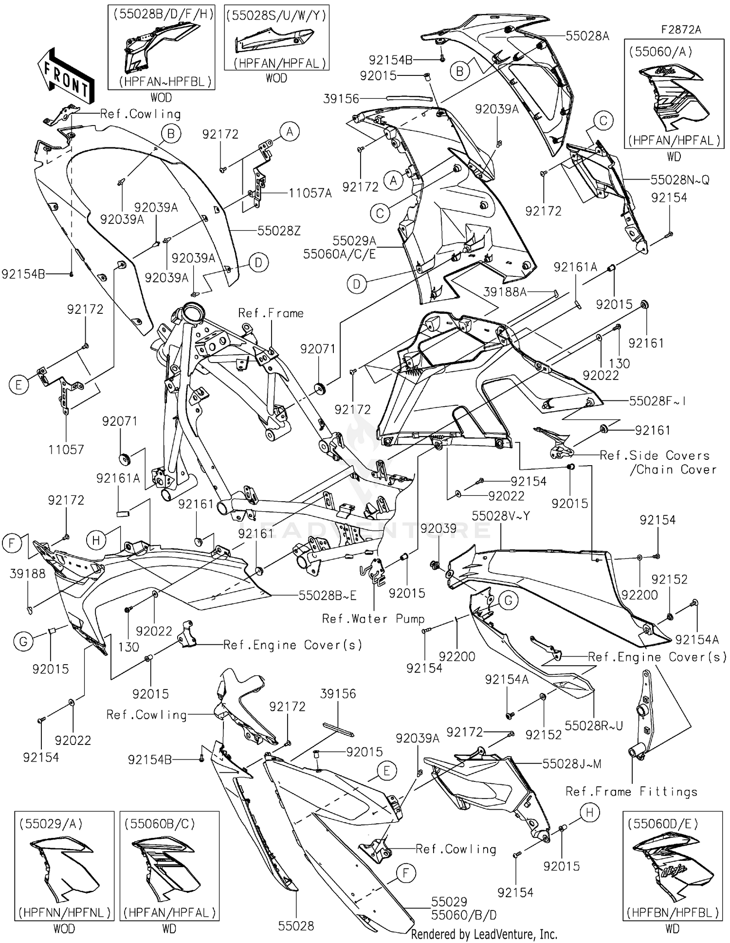 Cowling Lowers(HPFNN-HPFBL)