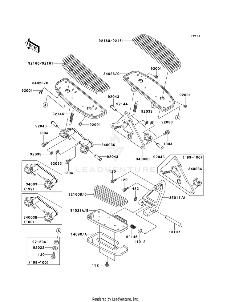 Footrests Schematic