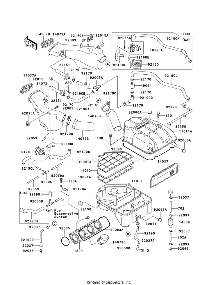 1994 Kawasaki Ninja ZX-11D OEM Parts