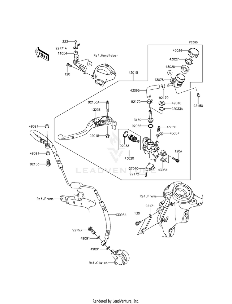Clutch Master Cylinder Schematic