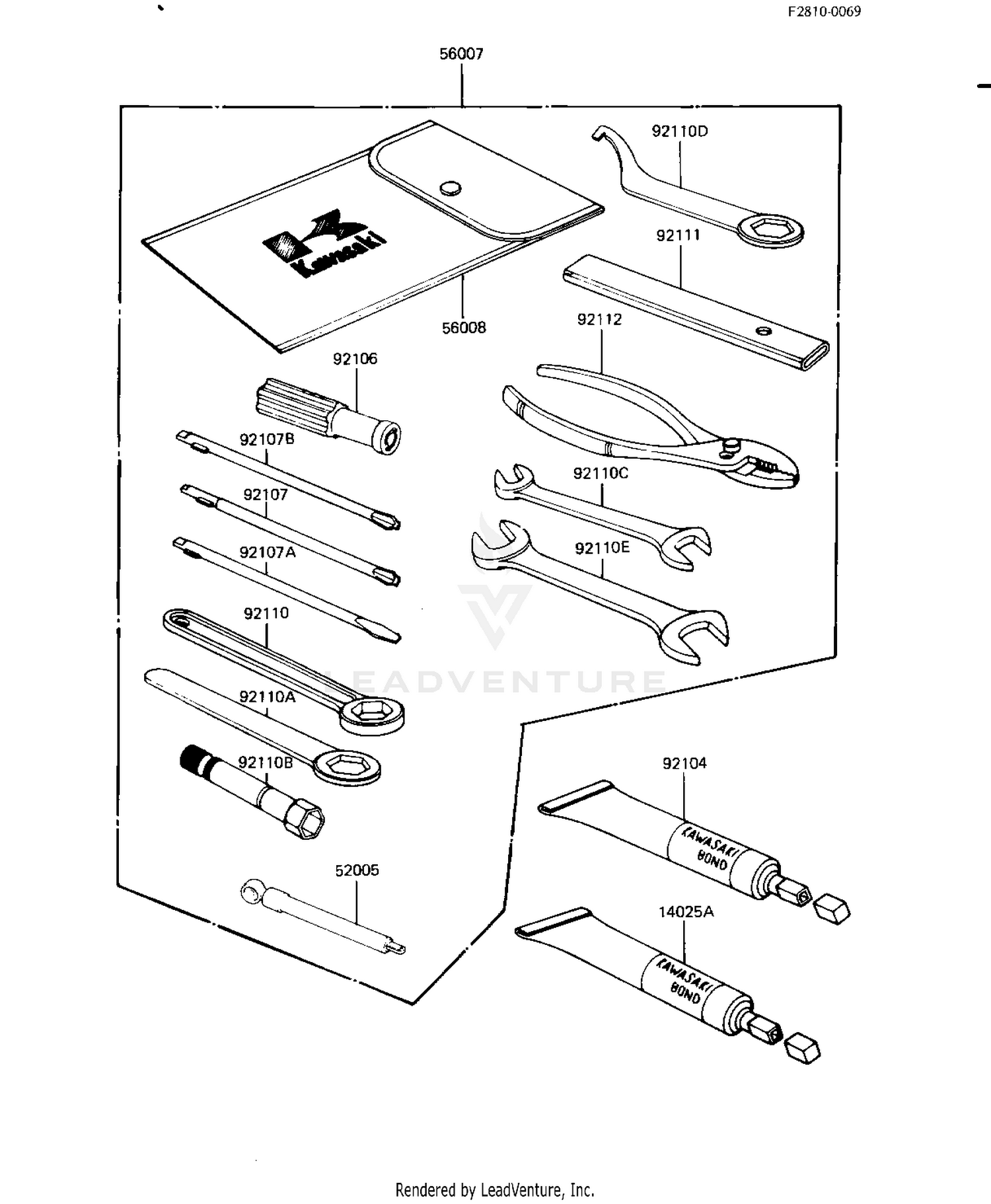 OWNER TOOLS (KZ550-H1)