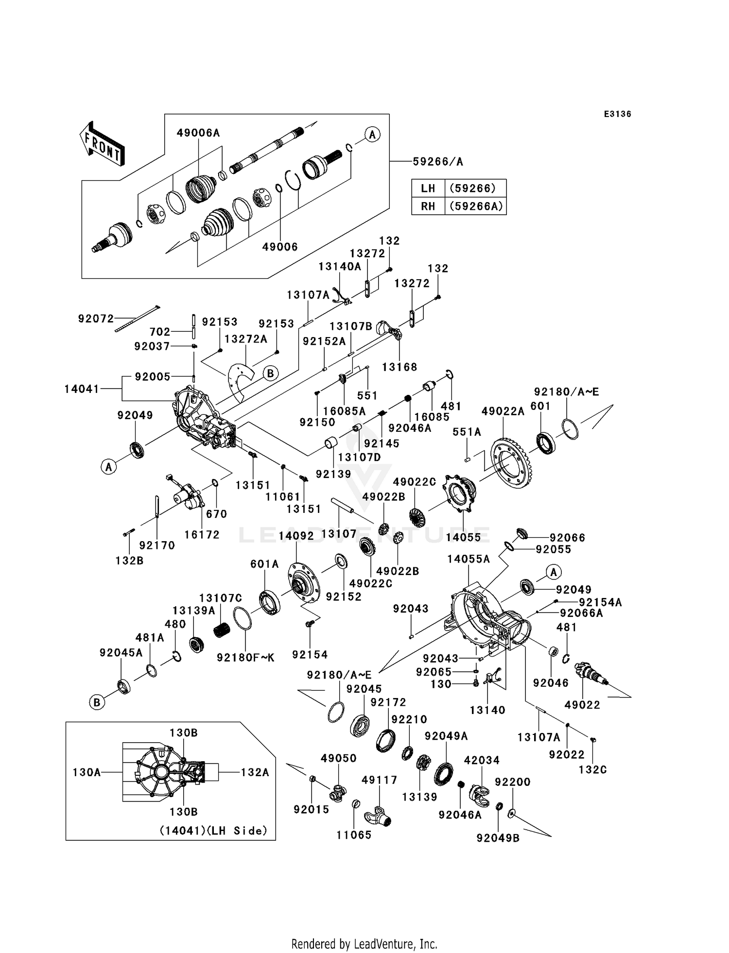 DRIVE SHAFT-FRONT (ACFA)