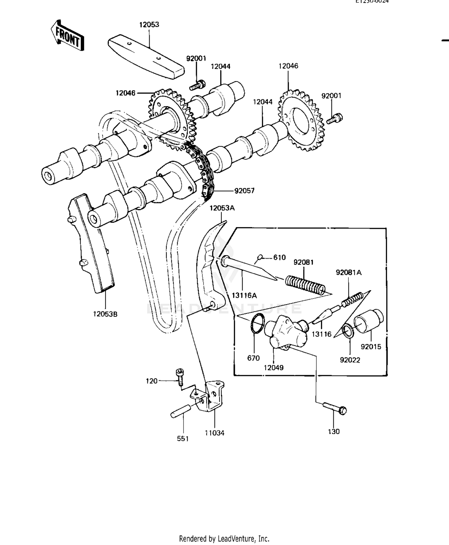 CAMSHAFT/CHAIN/TENSIONER