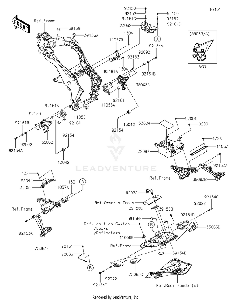 Frame Fittings Schematic