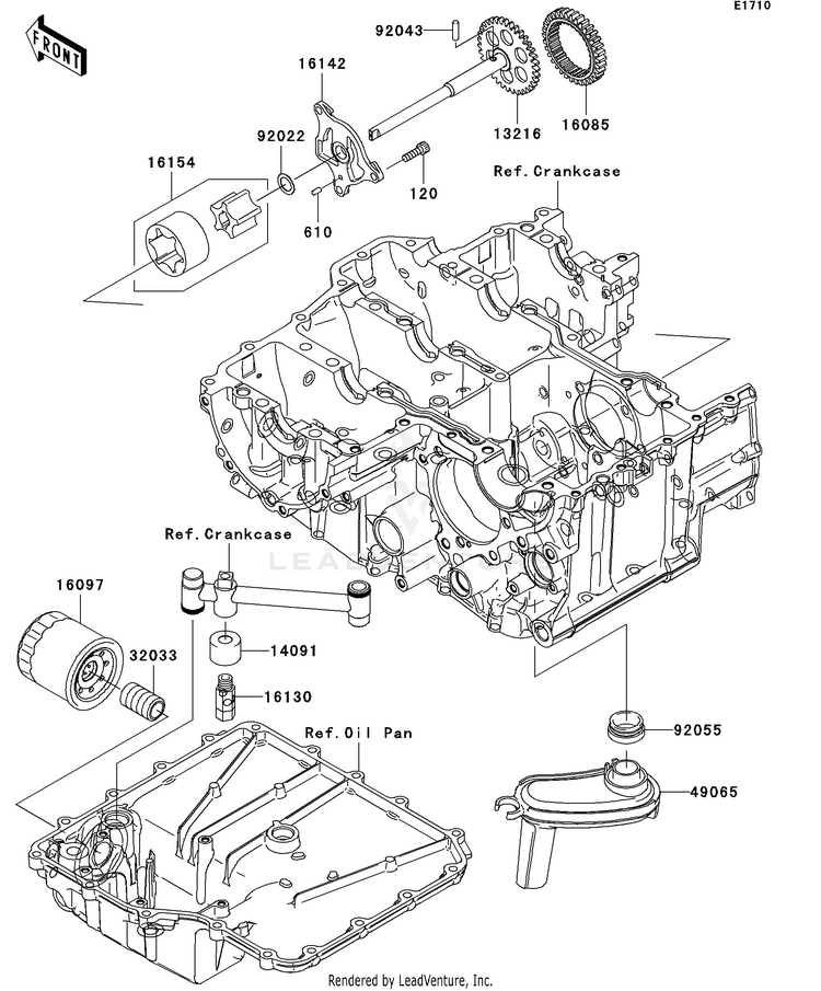 Oil Pump/Oil Filter Schematic