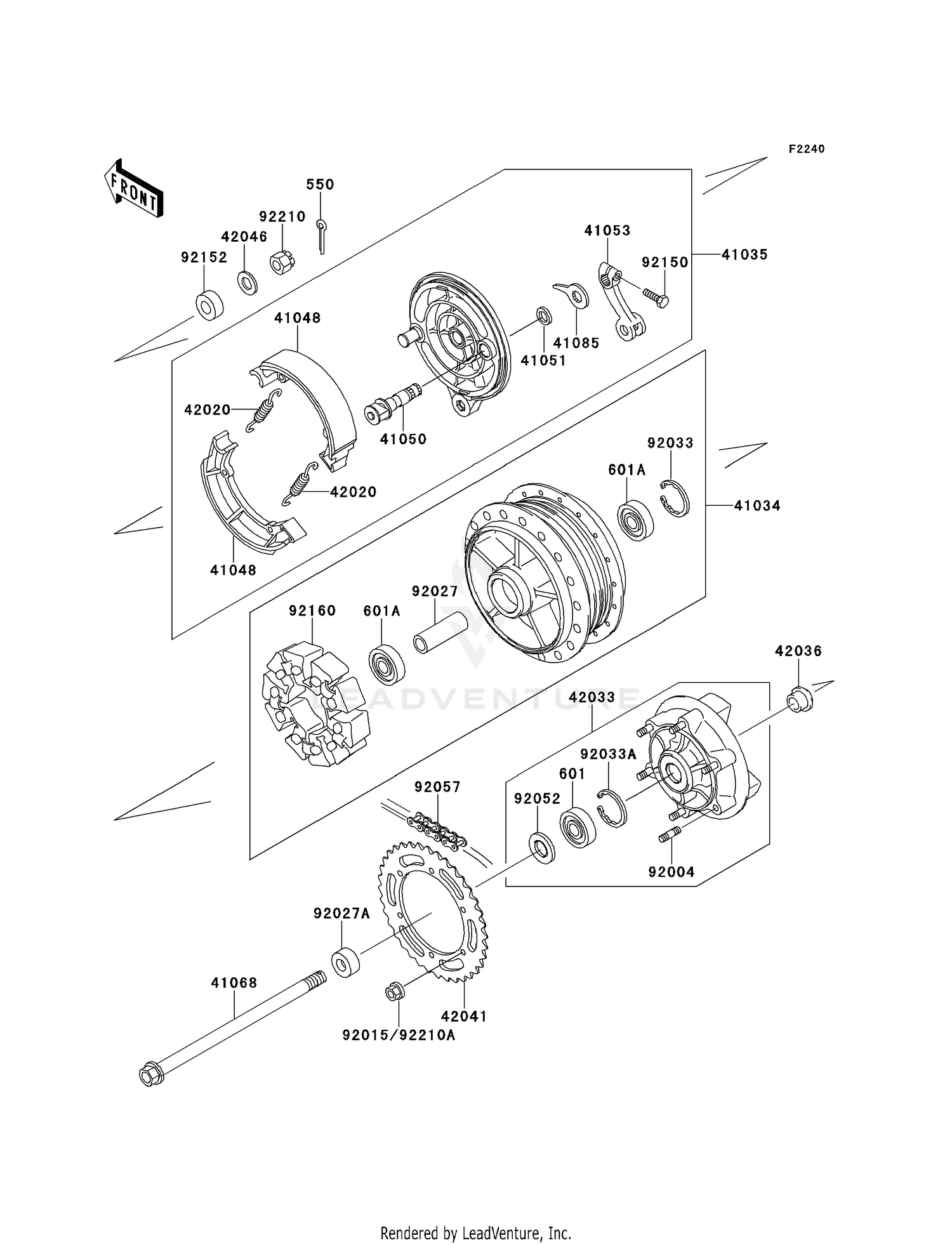 REAR WHEEL/CHAIN