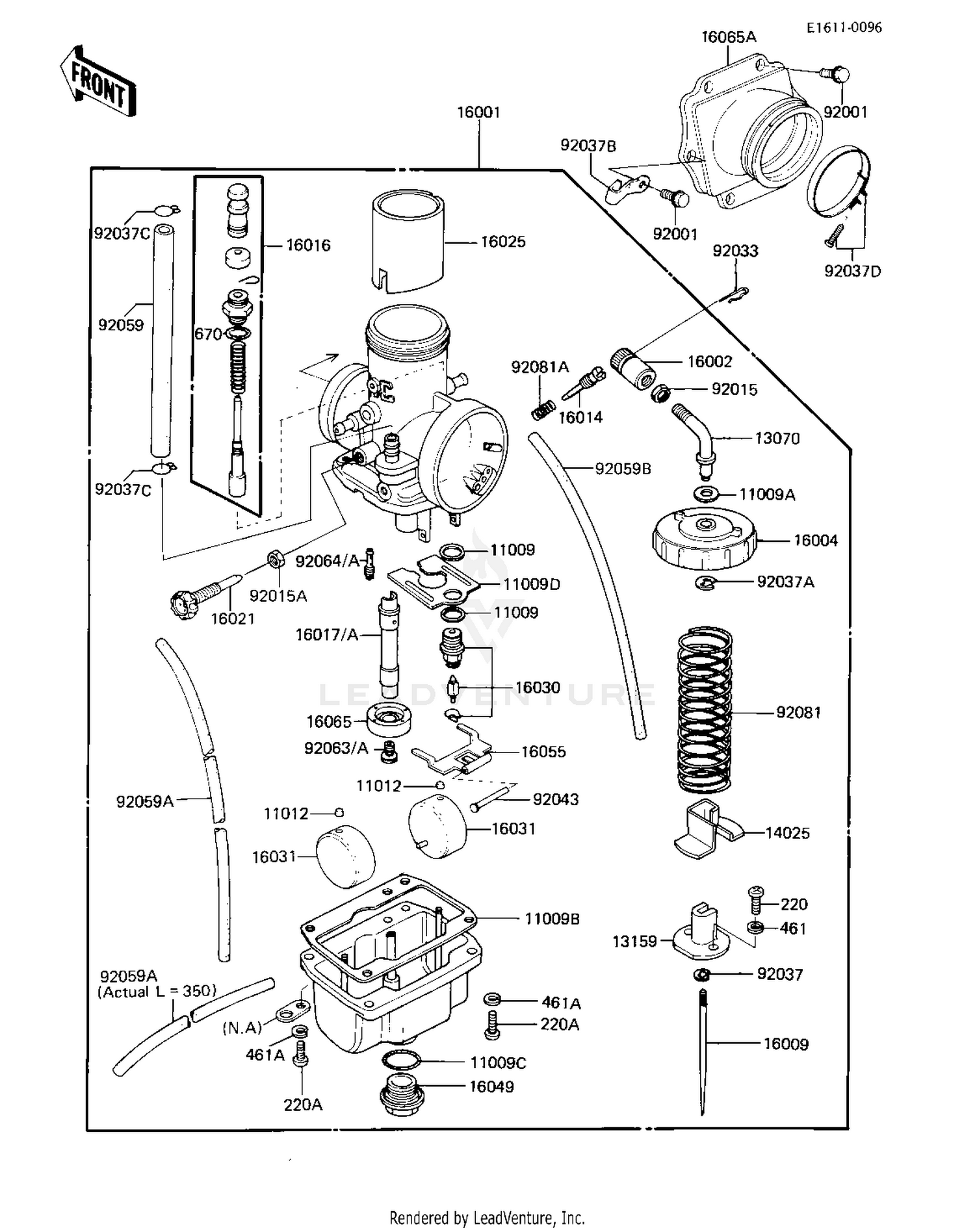 CARBURETOR ('83 A1)