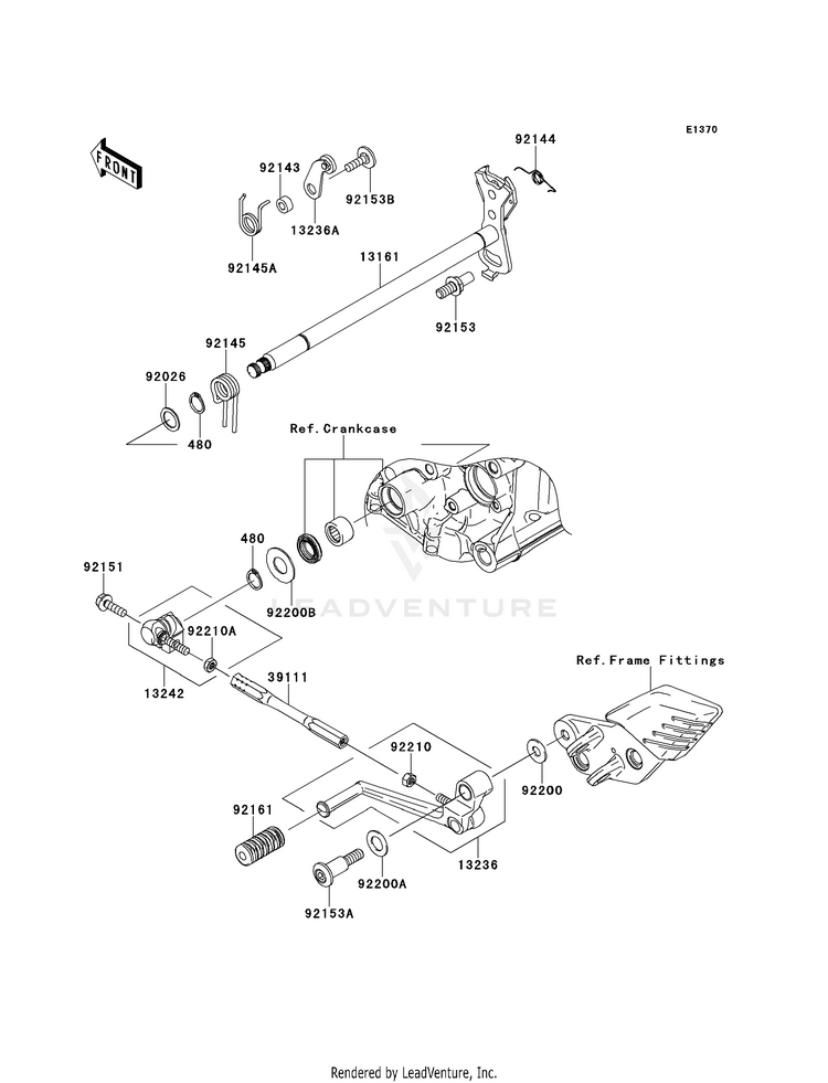 Gear Change Mechanism Schematic