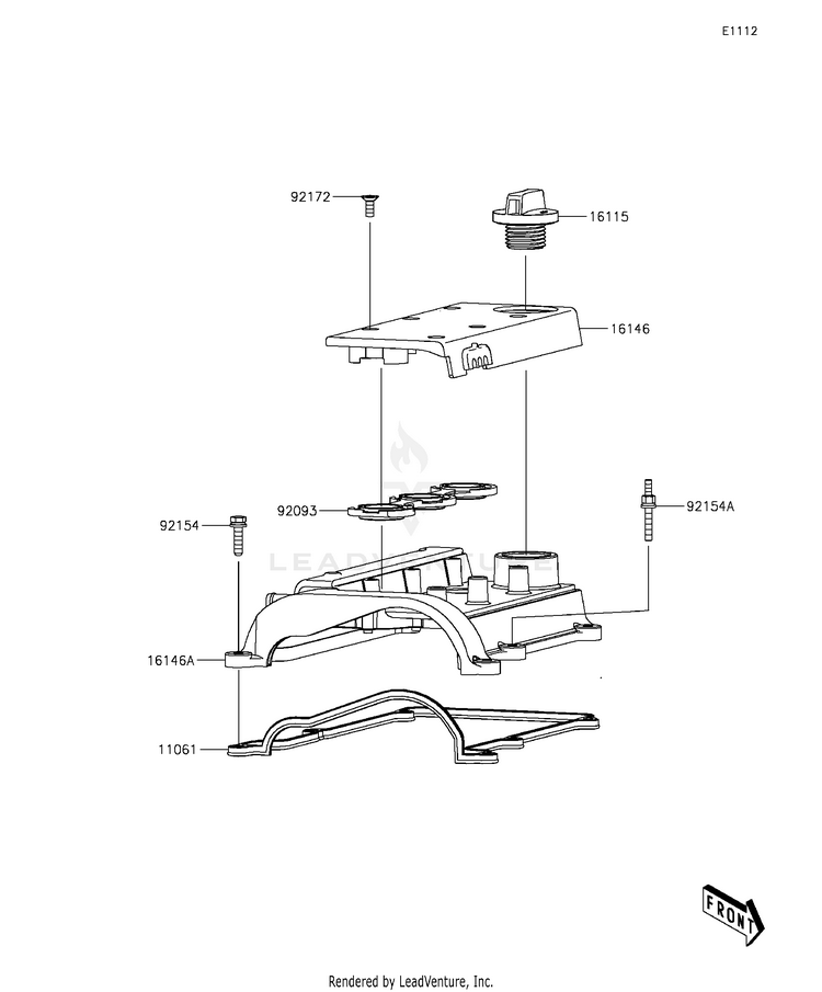 Cylinder Head Cover Schematic