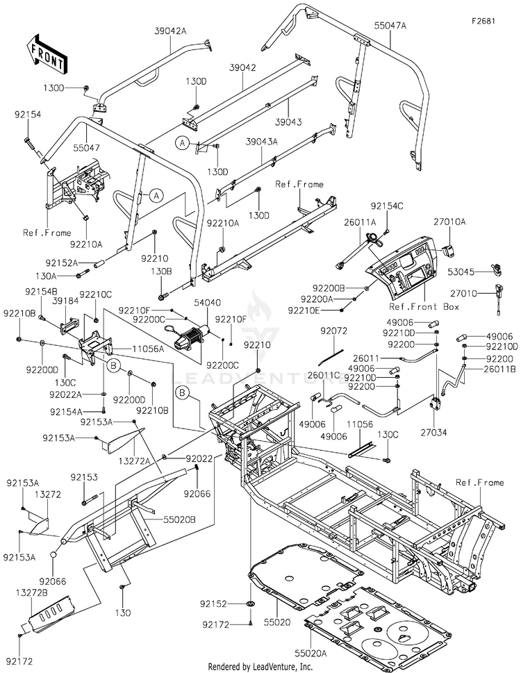Guards/Cab Frame Schematic