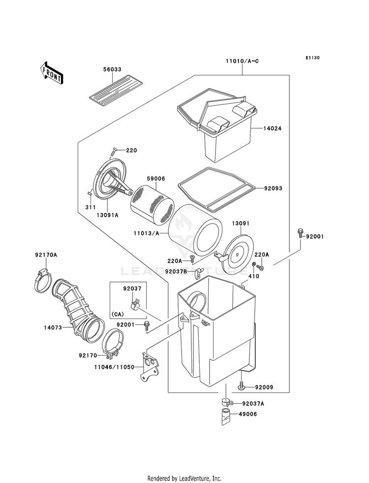 Air Cleaner Schematic