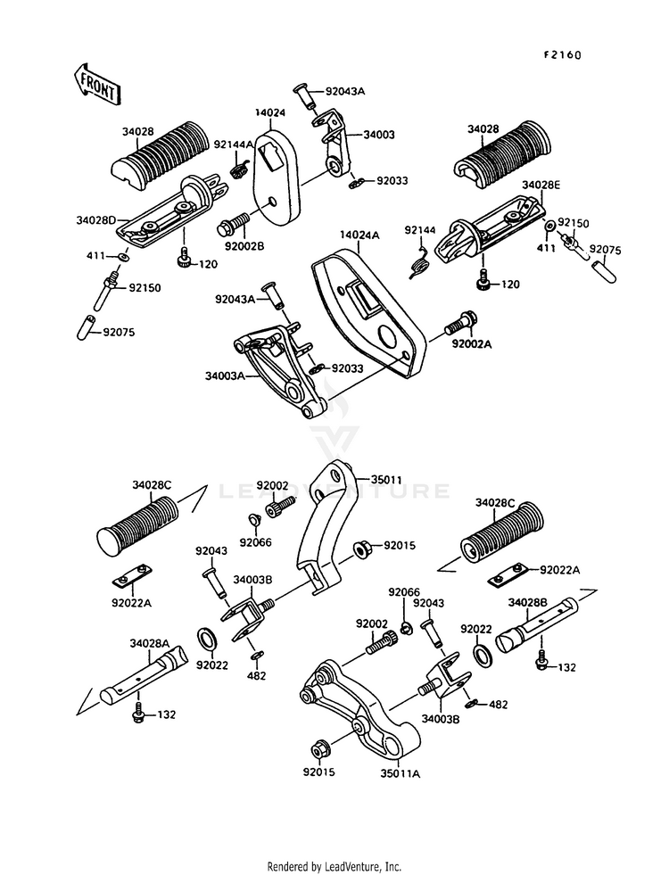 Footrests Schematic