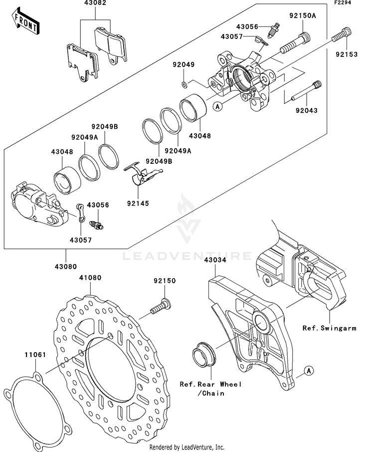 Rear Brake Schematic