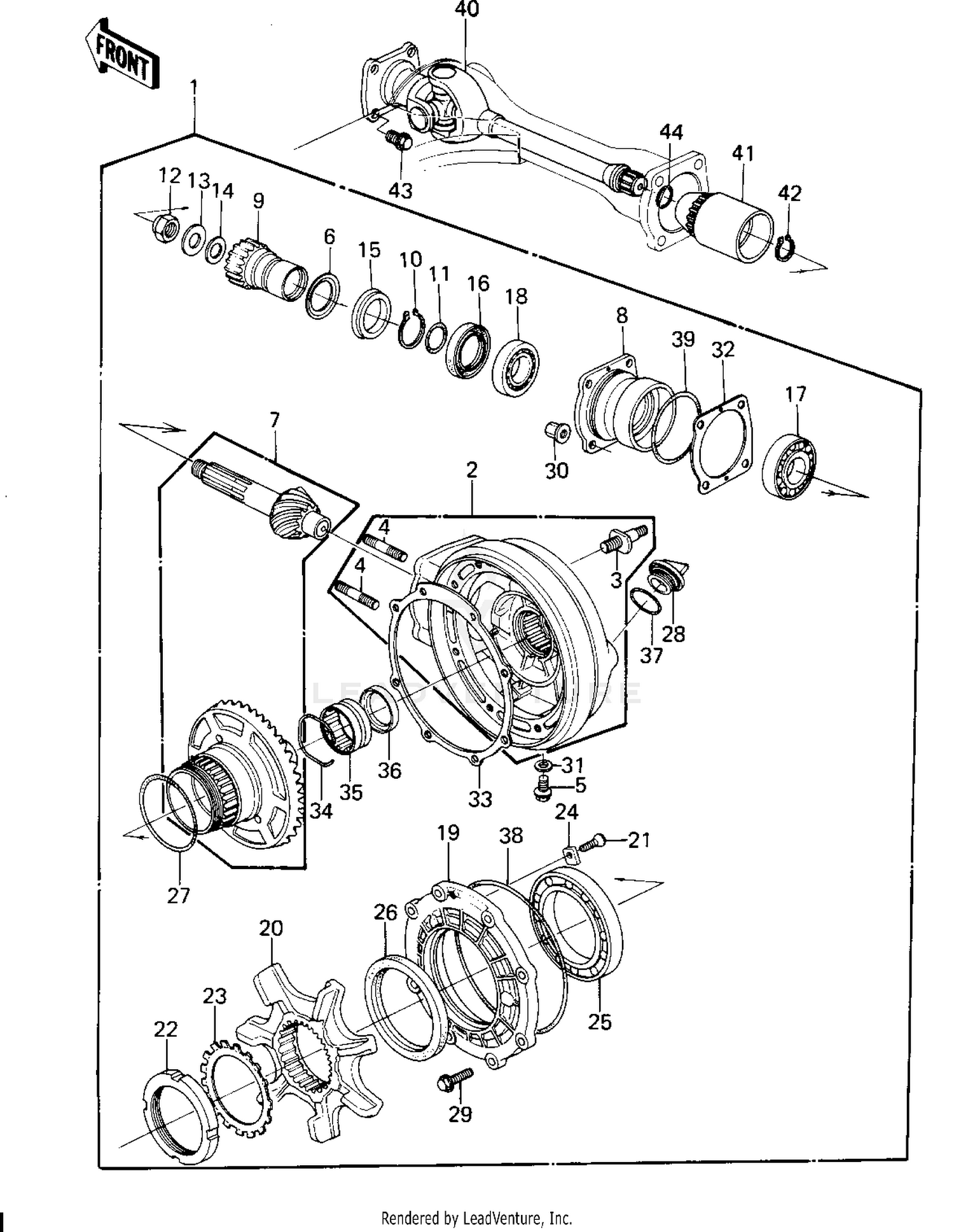 DRIVE SHAFT/FINAL GEARS