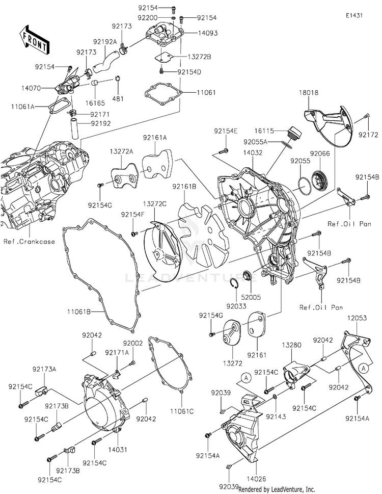 Engine Cover(S) Schematic