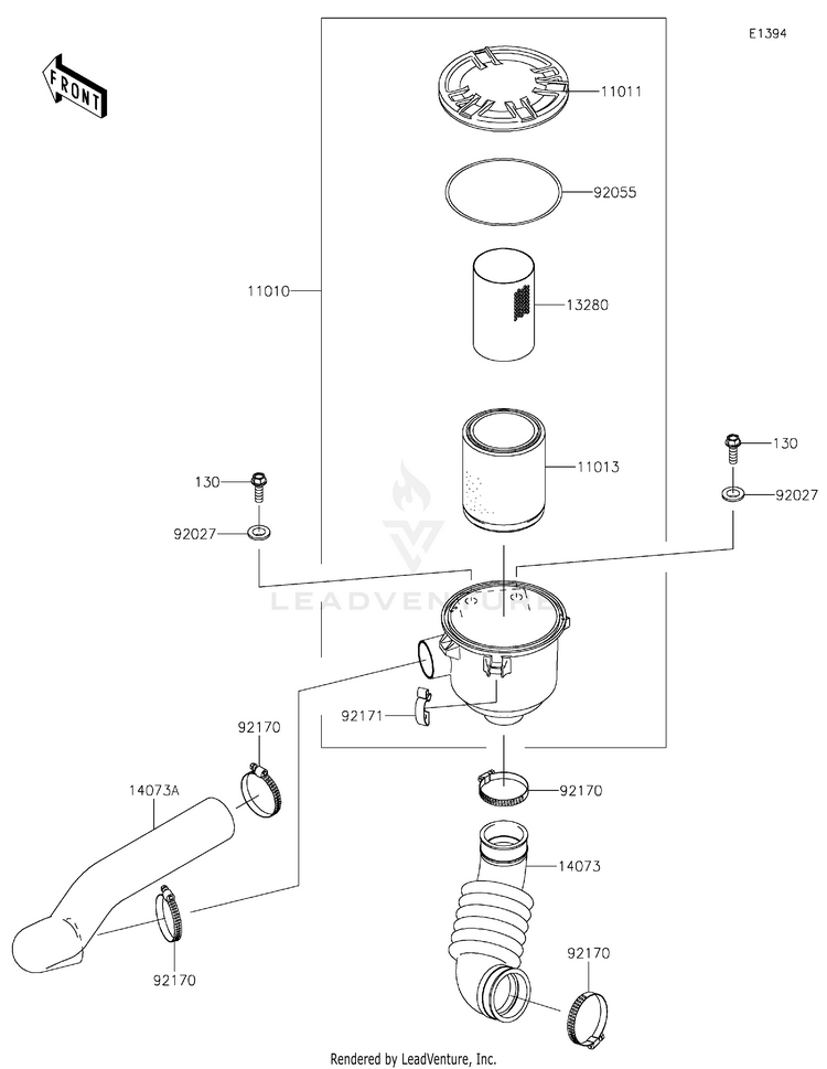 Air Cleaner-Belt Converter Schematic