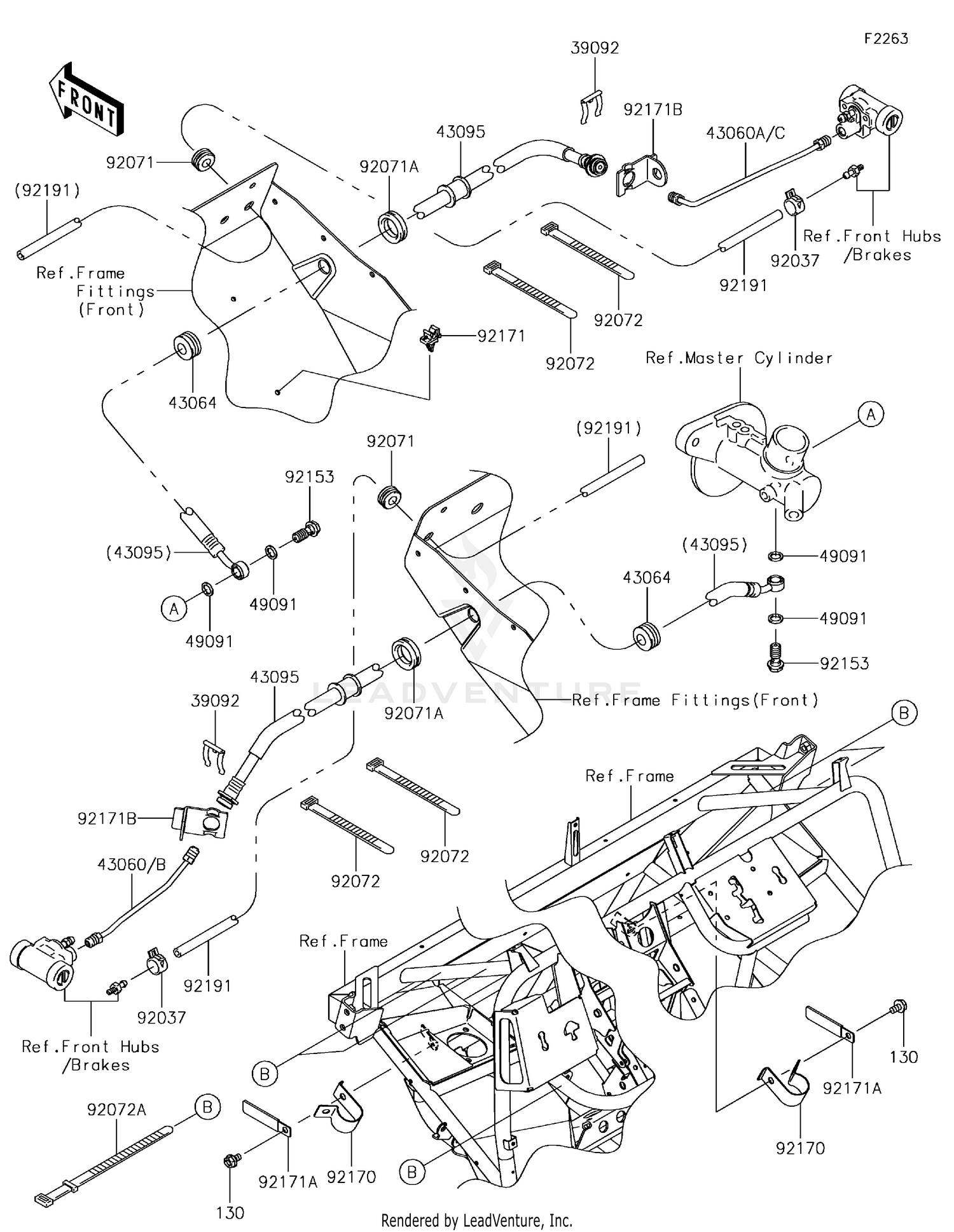 Front Brake Piping