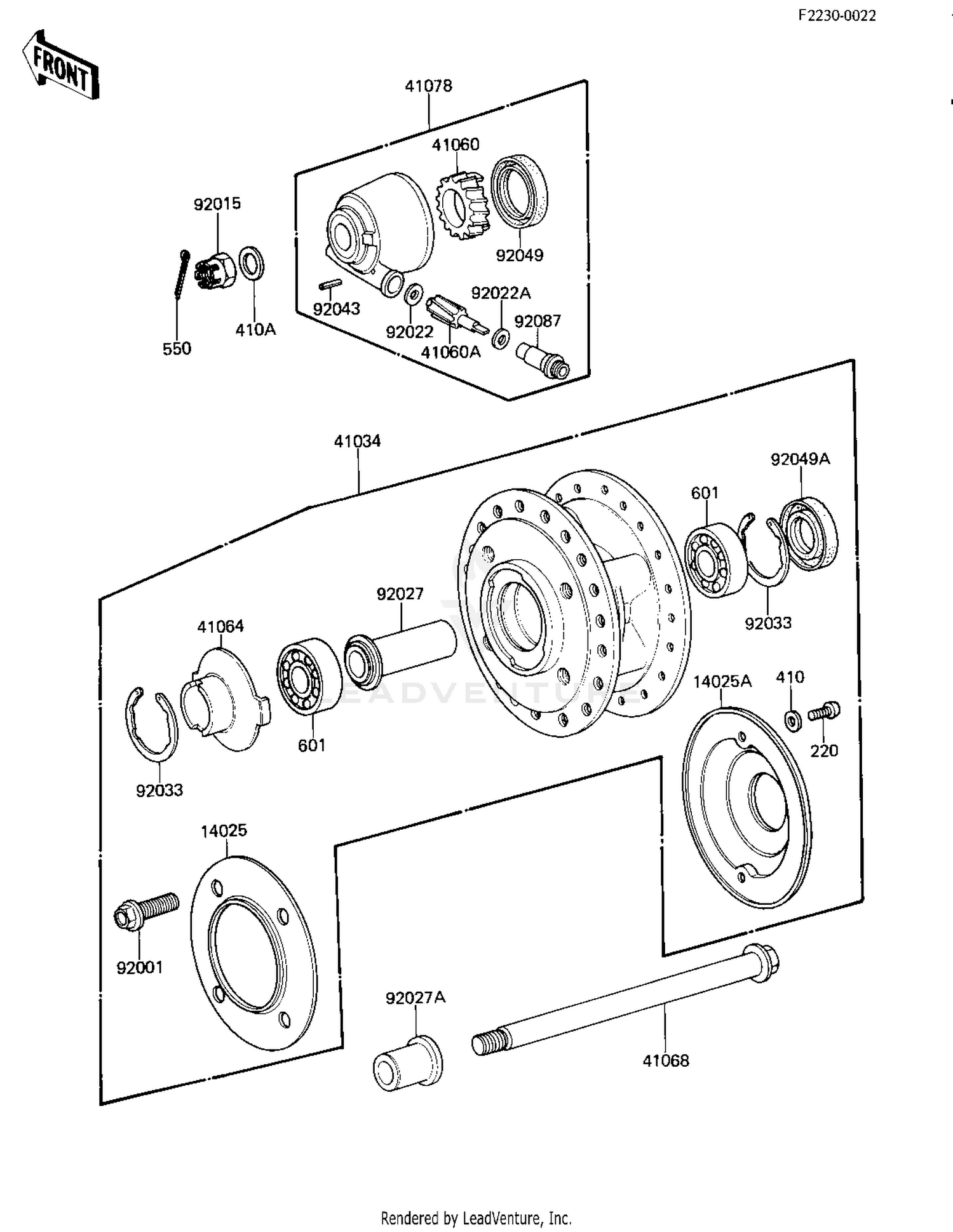FRONT HUB
