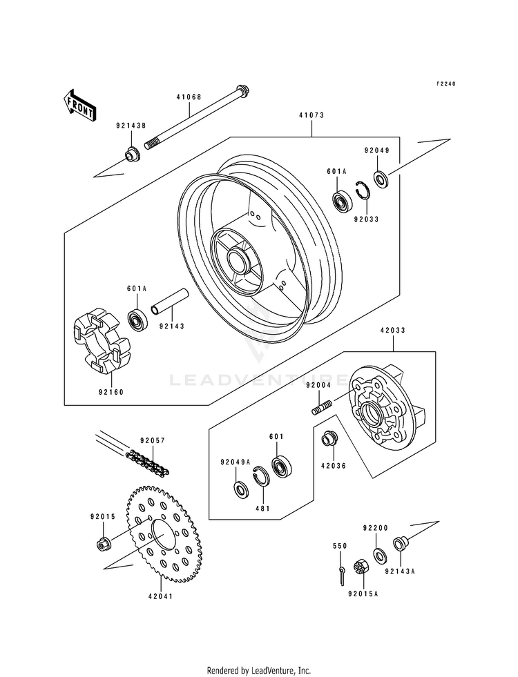 Rear Hub Schematic
