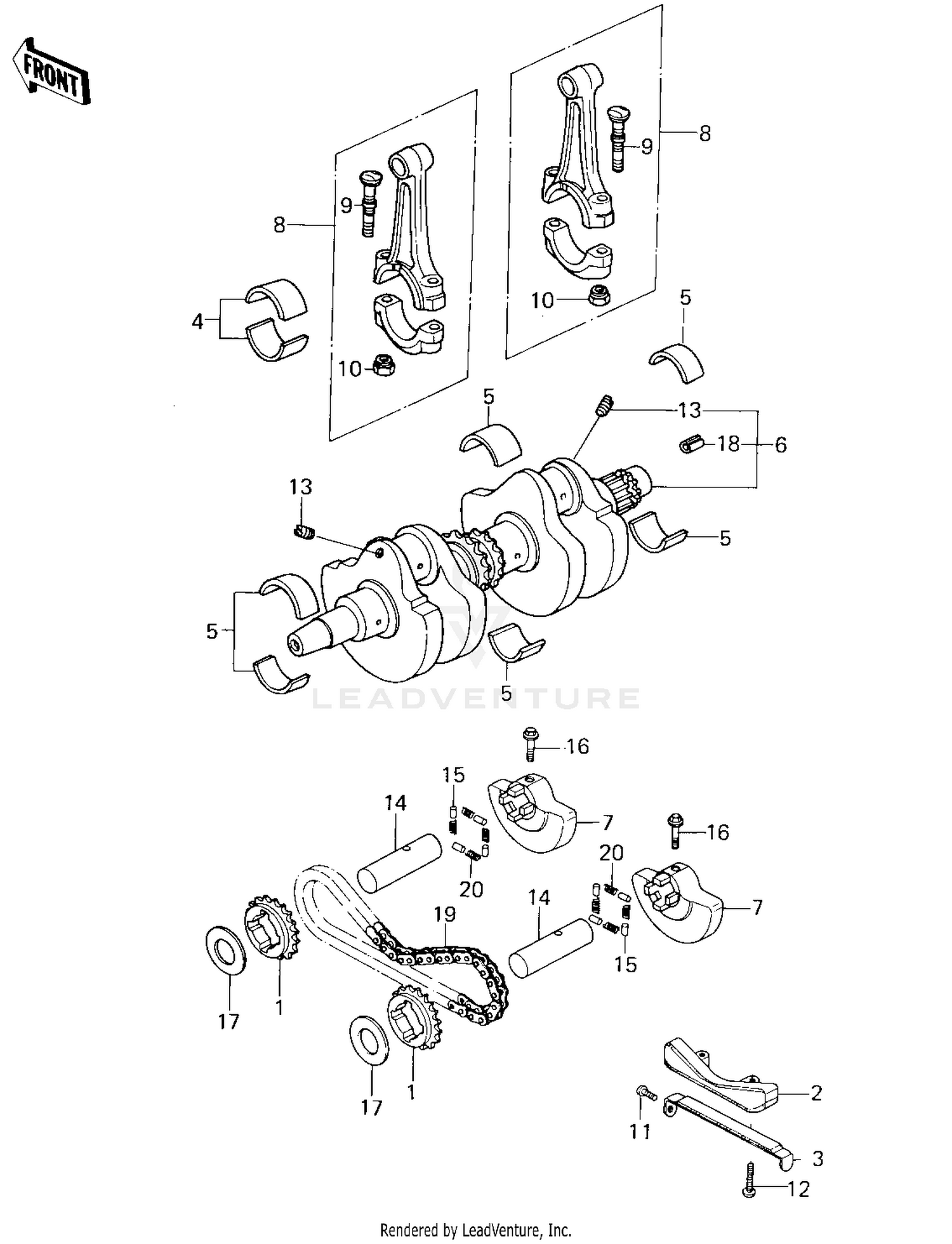 CRANKSHAFT/BALANCER