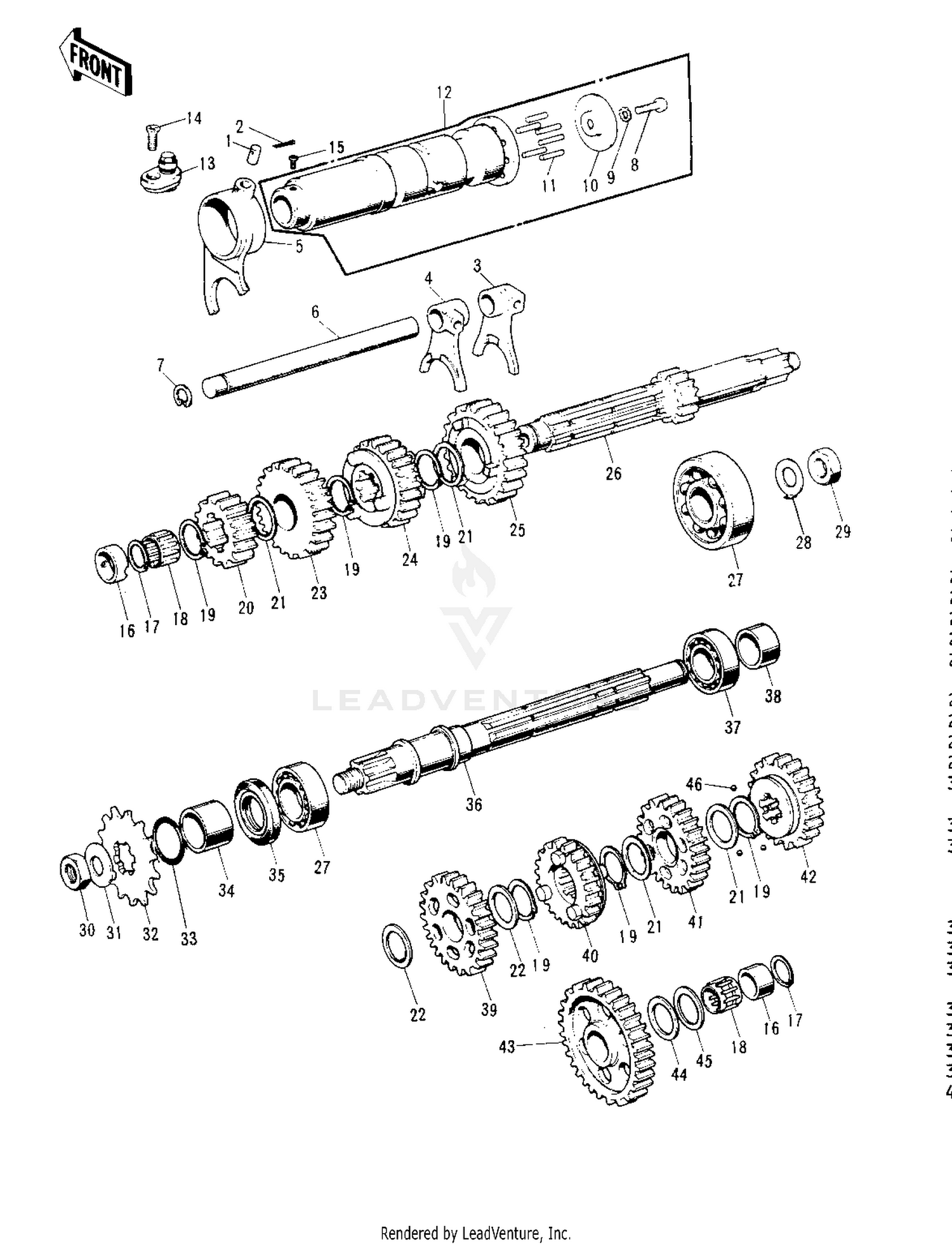 TRANSMISSION/CHANGE DRUM