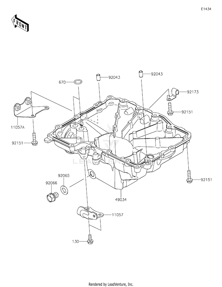 Oil Pan Schematic
