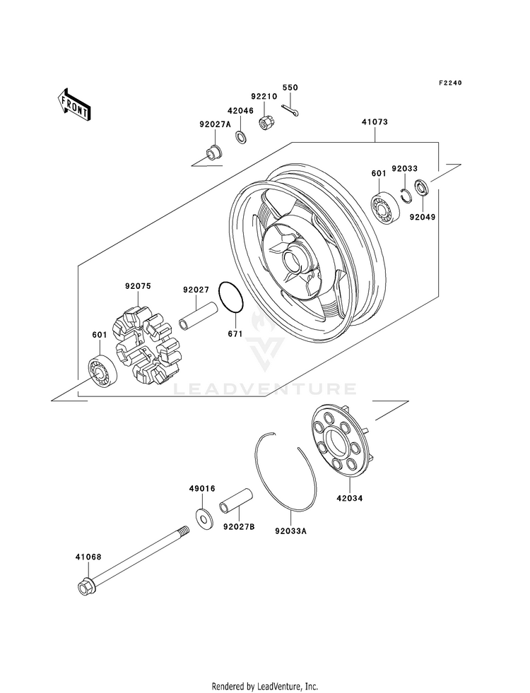 Rear Wheel/Chain Schematic