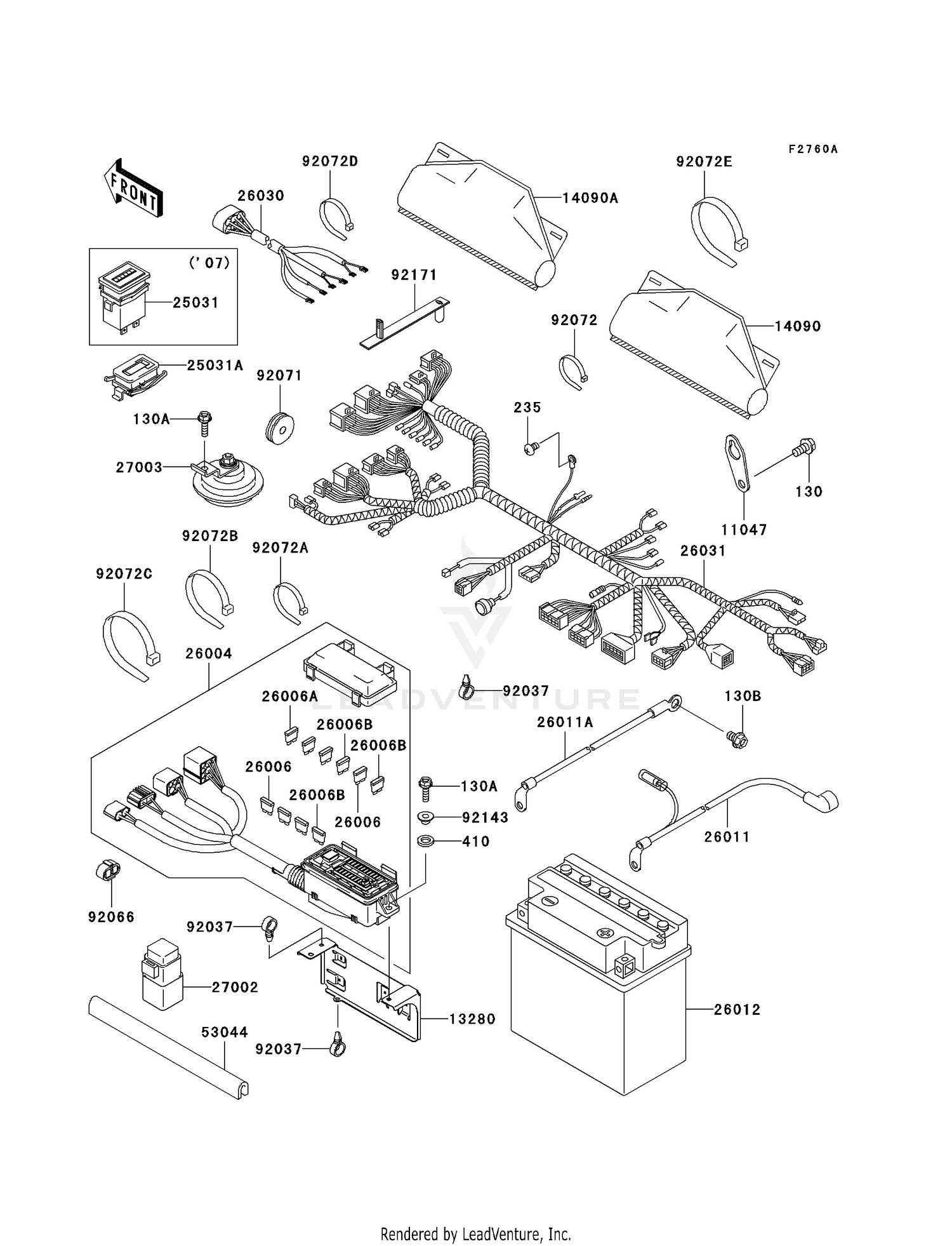CHASSIS ELECTRICAL EQUIPMENT (H7F/H8F)