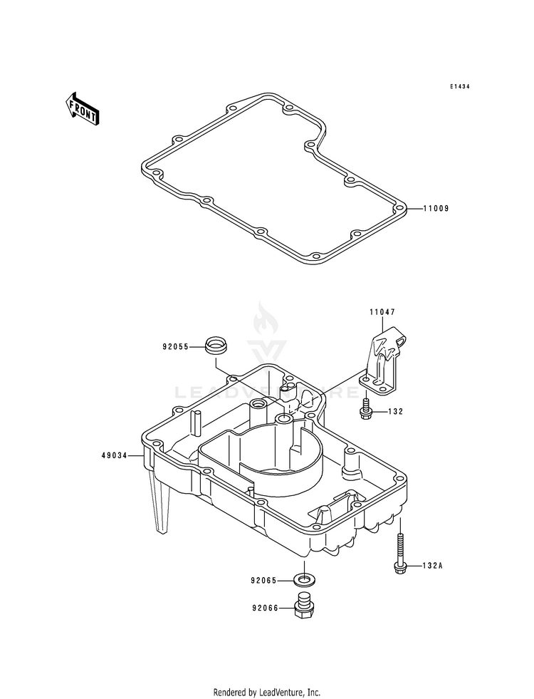 Oil Pan Schematic