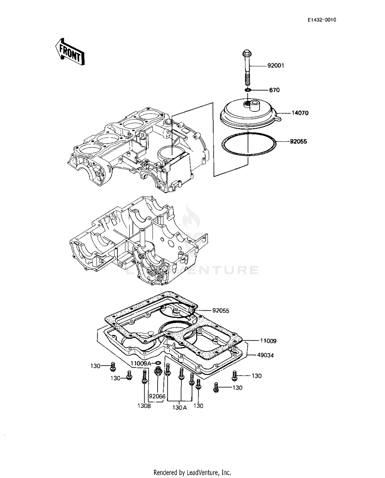 BREATHER COVER/OIL PAN