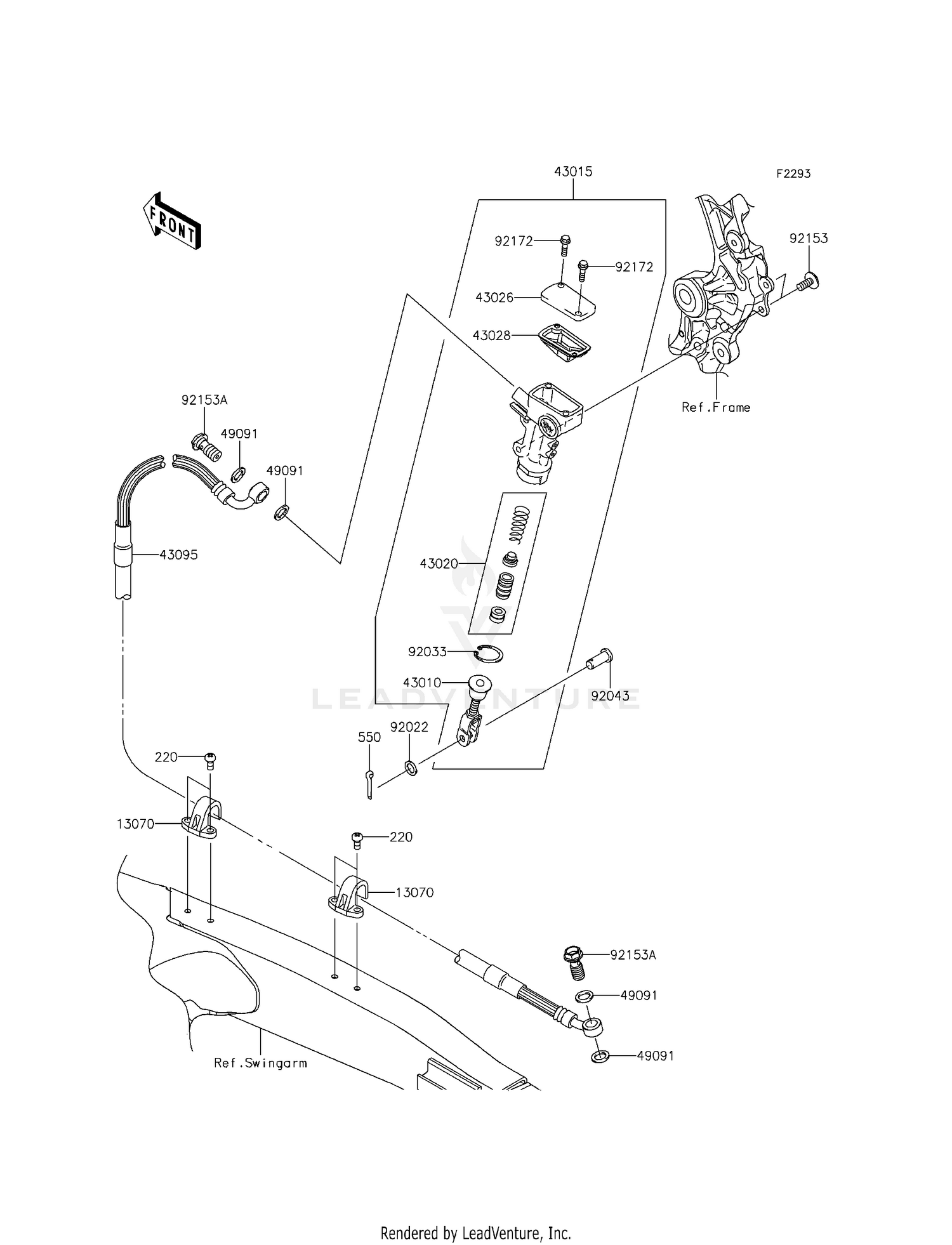 REAR MASTER CYLINDER