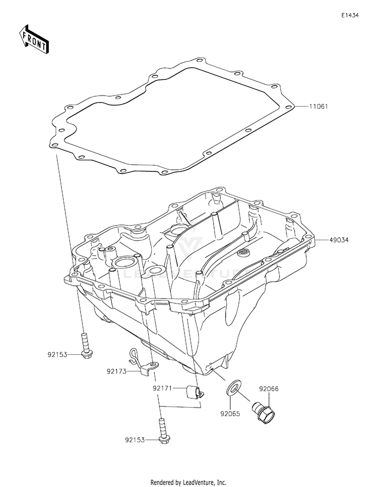 Oil Pan Schematic