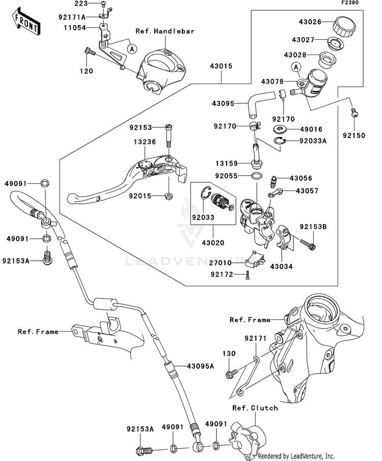 Clutch Master Cylinder Schematic
