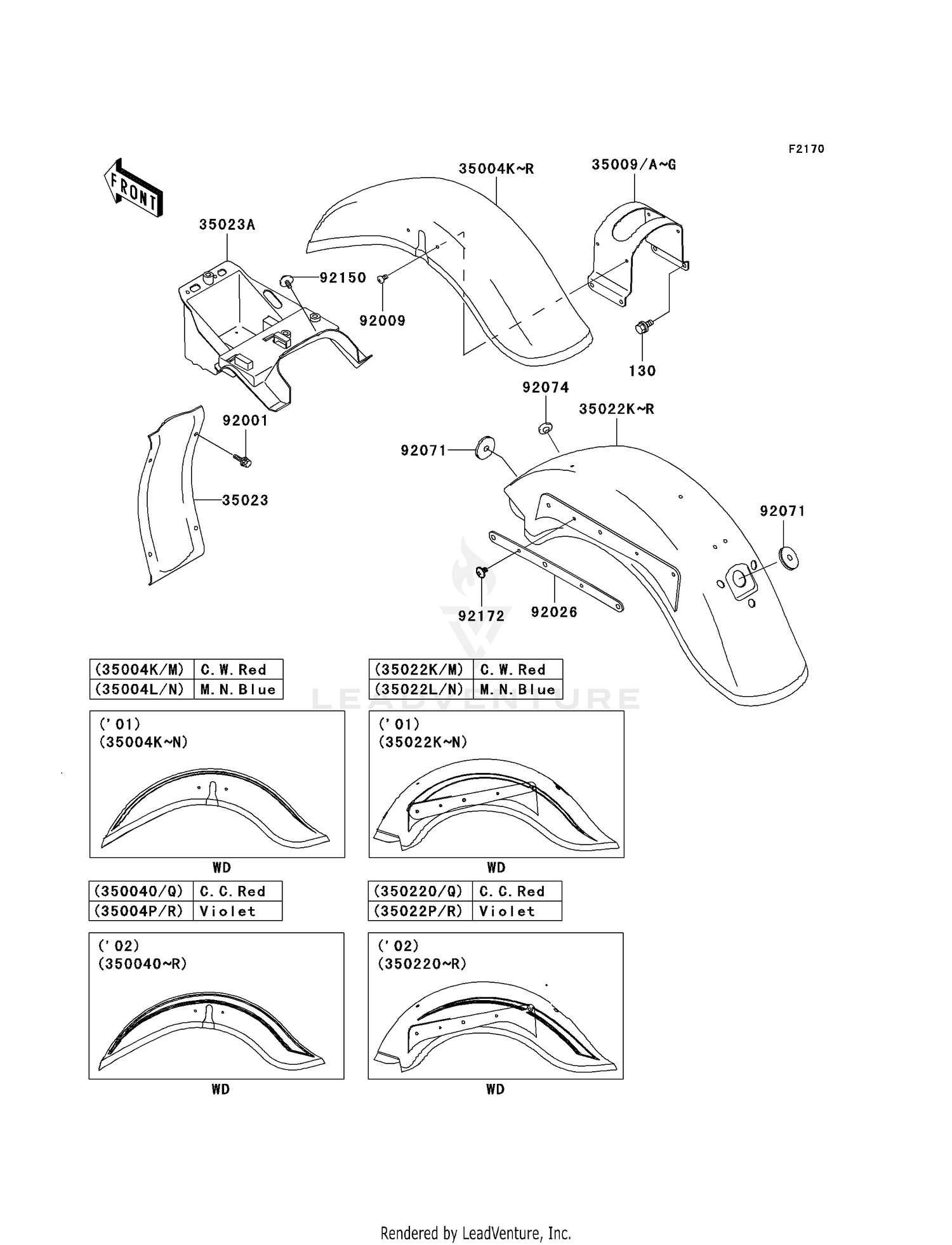 FENDERS (VN800-B6/B7)