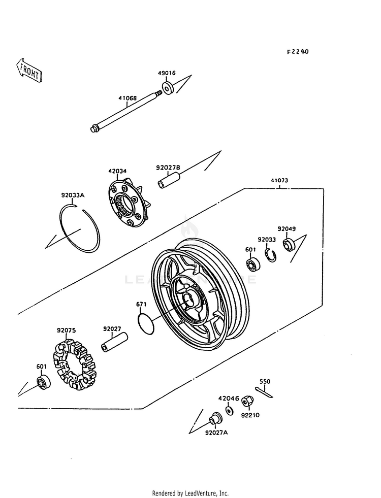 Rear Wheel/Chain Schematic