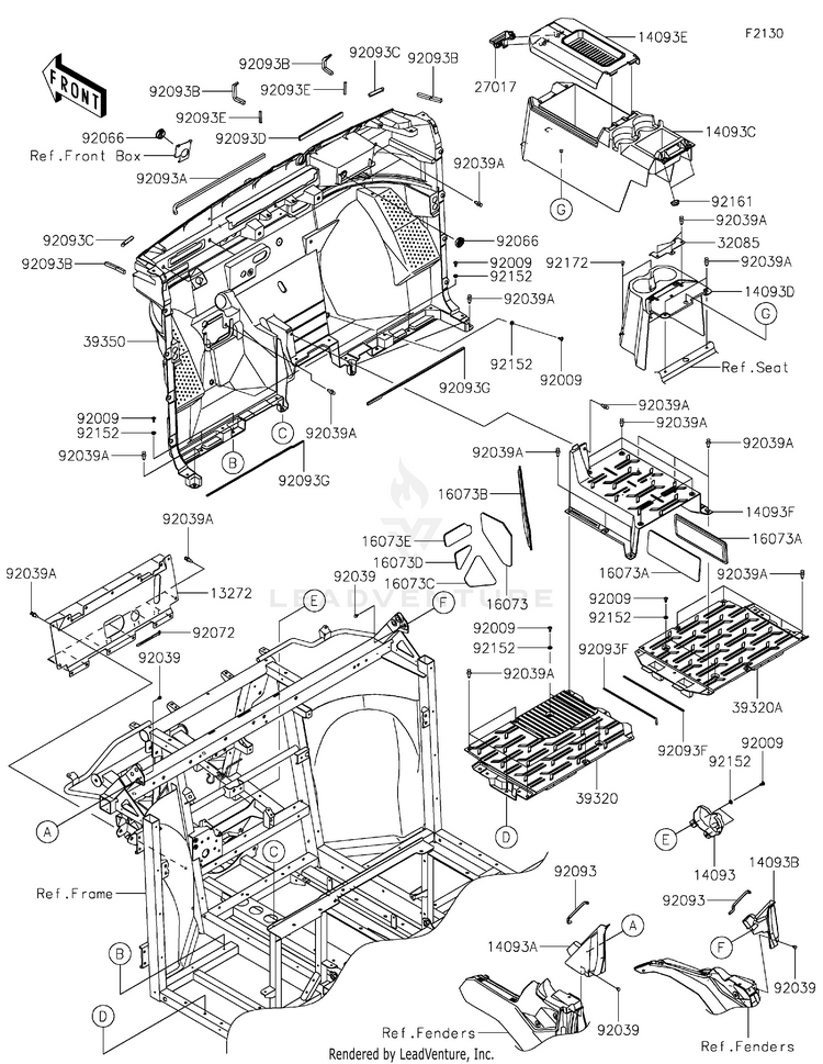 Frame Fittings(Front) Schematic
