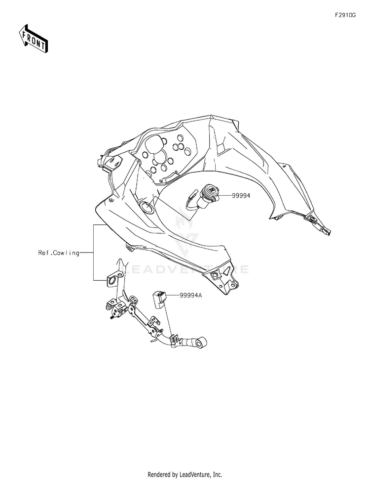 Accessory(Dc Output Etc.) EX400GPFBL Ninja 400 ABS (2023) Schematic