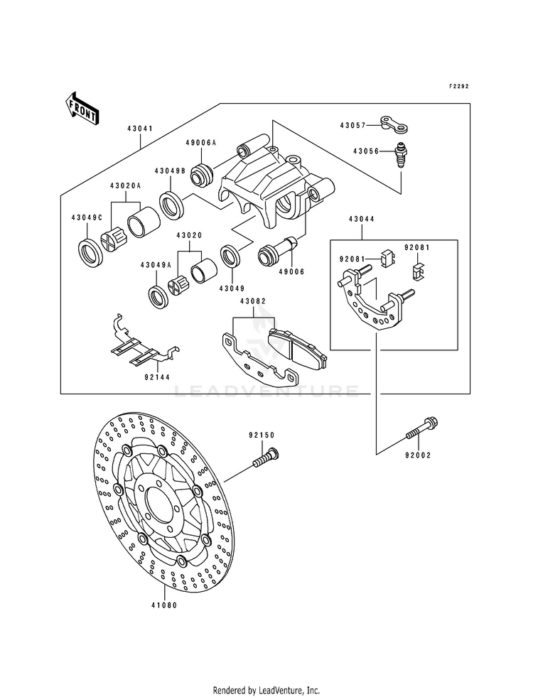 Front Brake Schematic