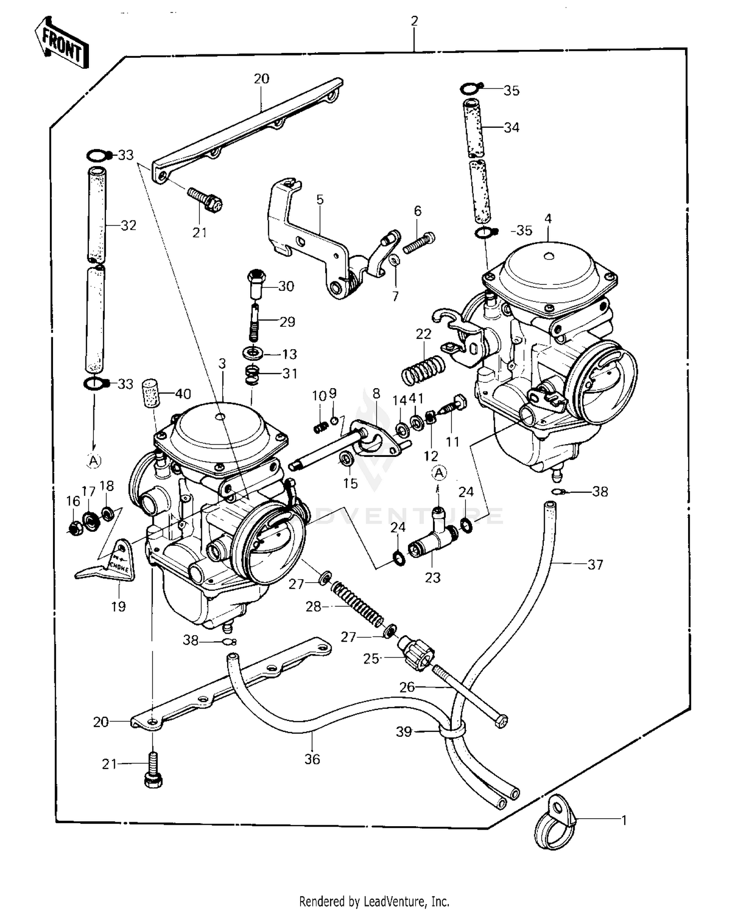 CARBURETOR ASSY ('80 D1)
