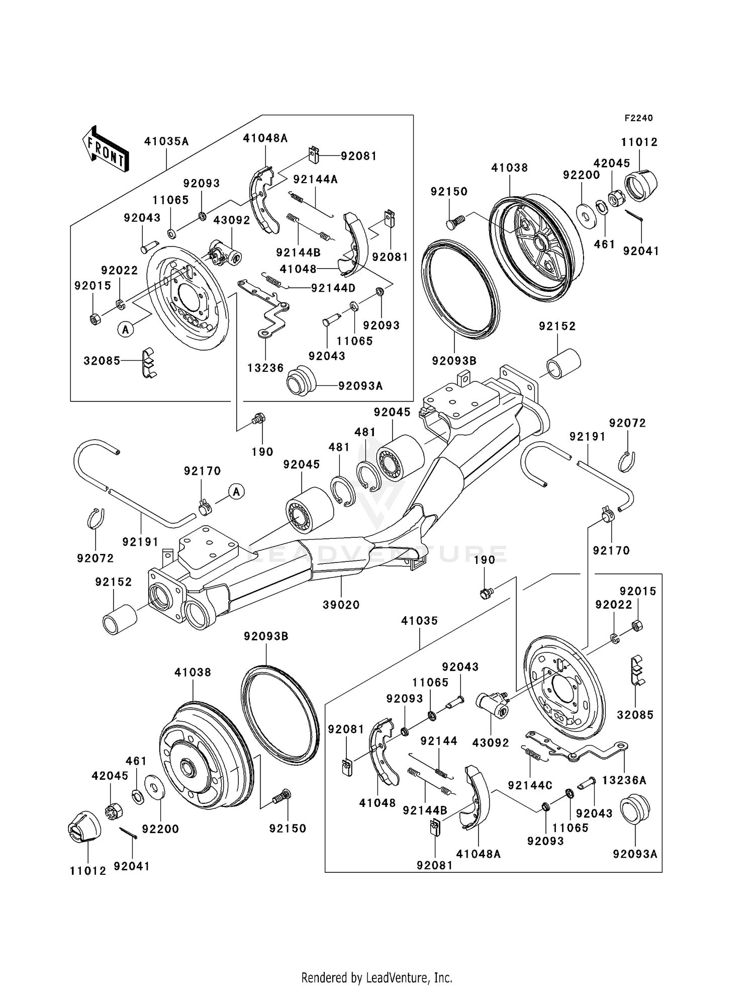 REAR HUBS/BRAKES