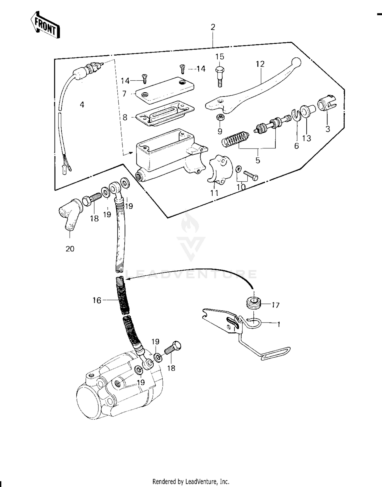 FRONT MASTER CYLINDER