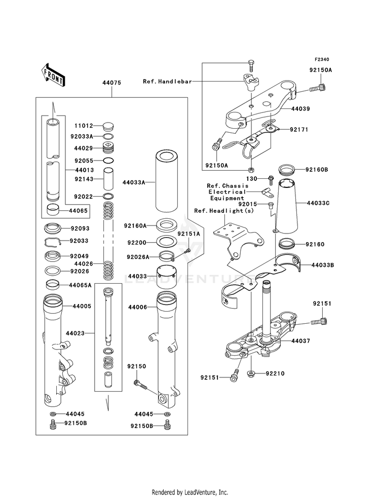Front Fork Schematic