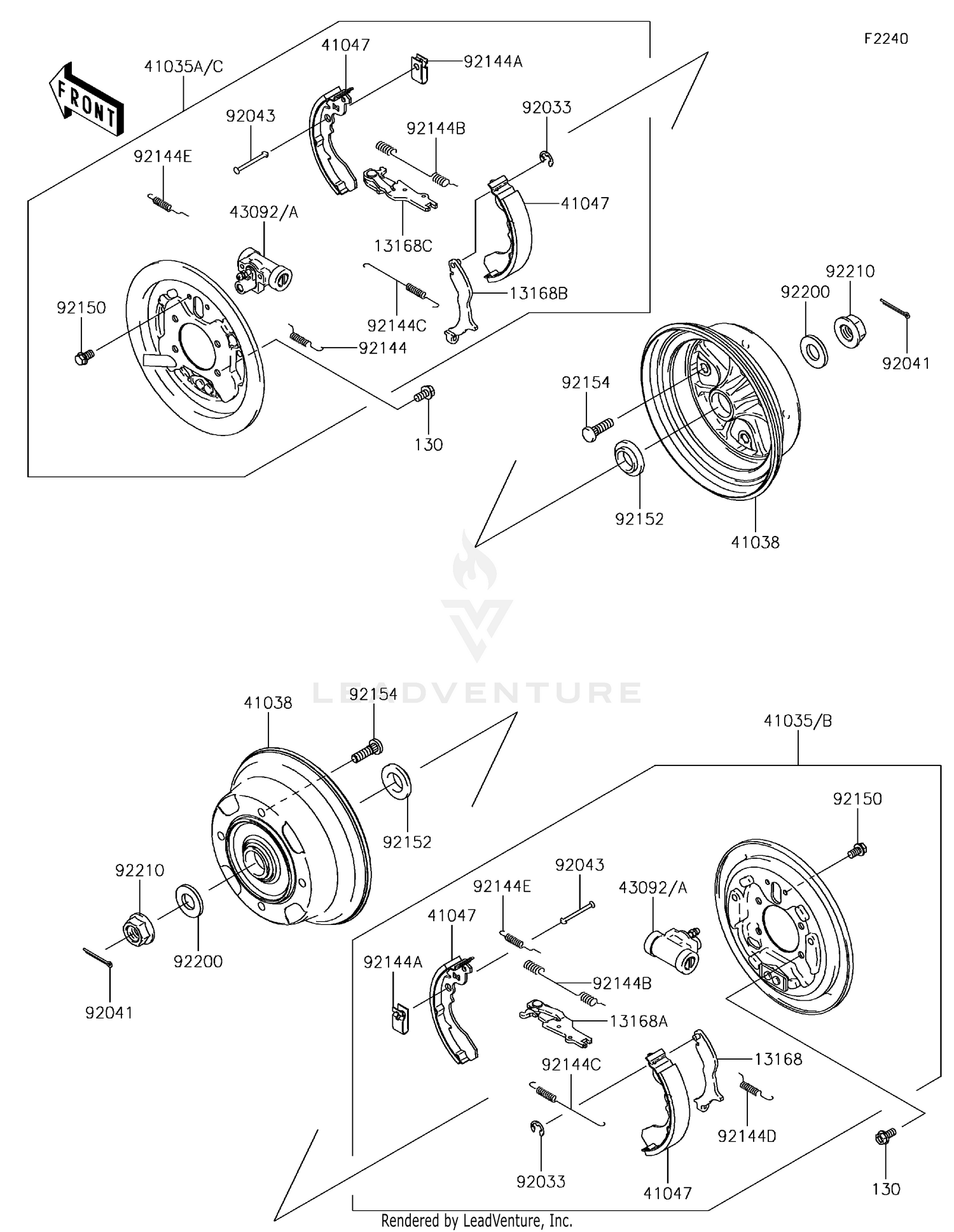 Rear Hubs/Brakes