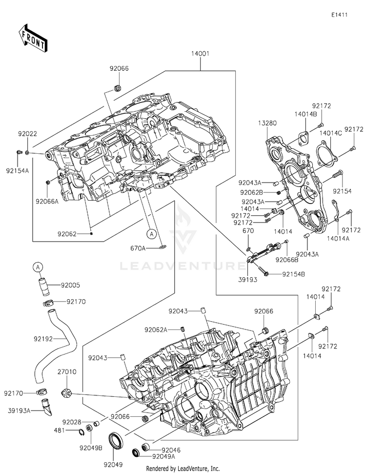 Crankcase Schematic