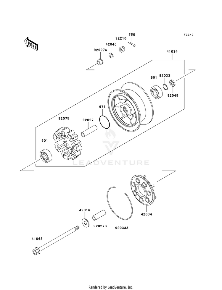 Rear Wheel/Chain Schematic