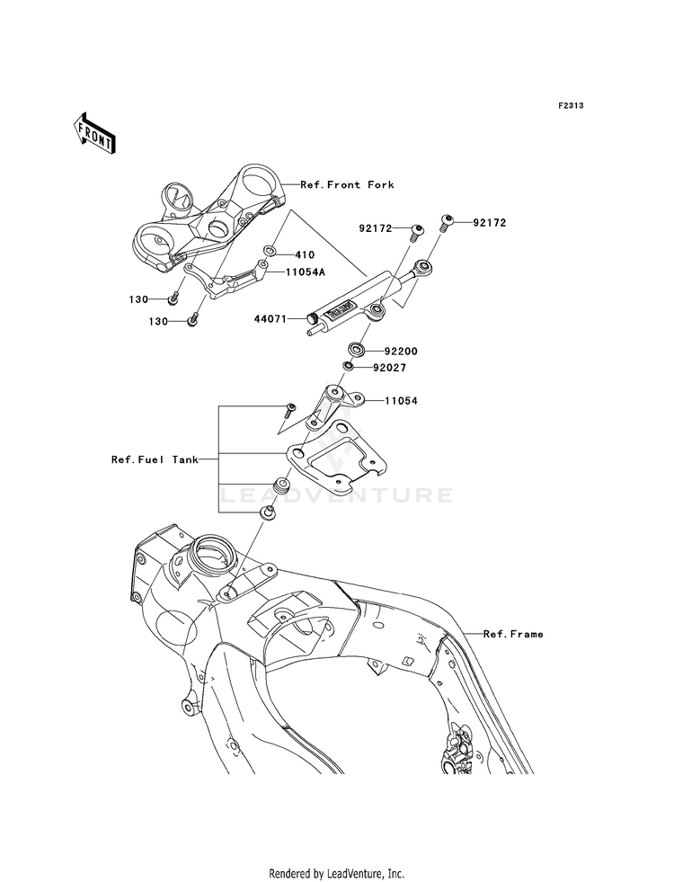 Steering Damper Schematic